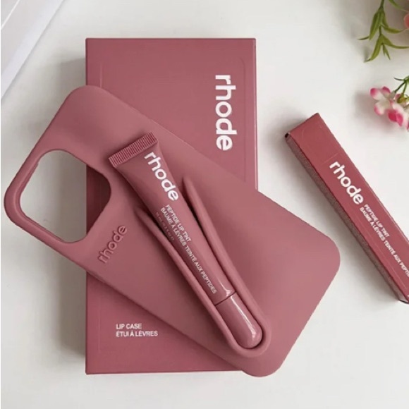 RHODE Dusty Rose Lip Case and Balm Set - Picture 1 of 1